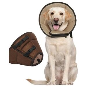 NEW Soft Recovery Collar for Dogs ‎ Comfortable, Adjustable, Breathable Large